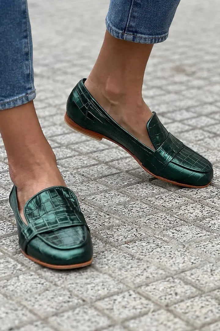 Ceanghlas - Comfort Bow Loafers
