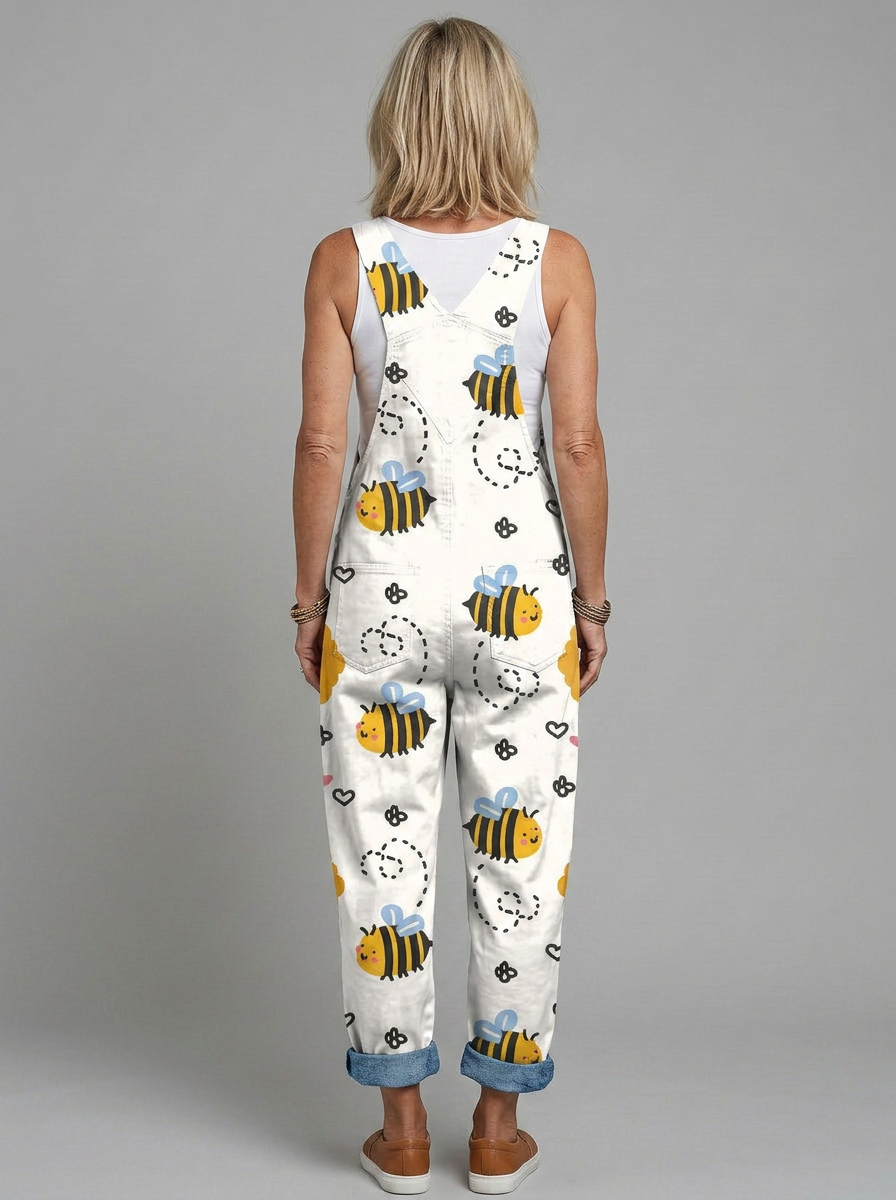 Meabh - Bee-printed jumpsuit