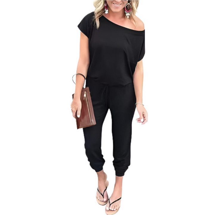 ADELFA™ – Effortless Off-Shoulder Summer Lounge Romper