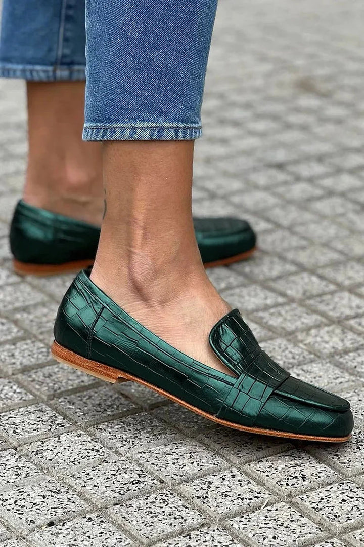 Ceanghlas - Comfort Bow Loafers