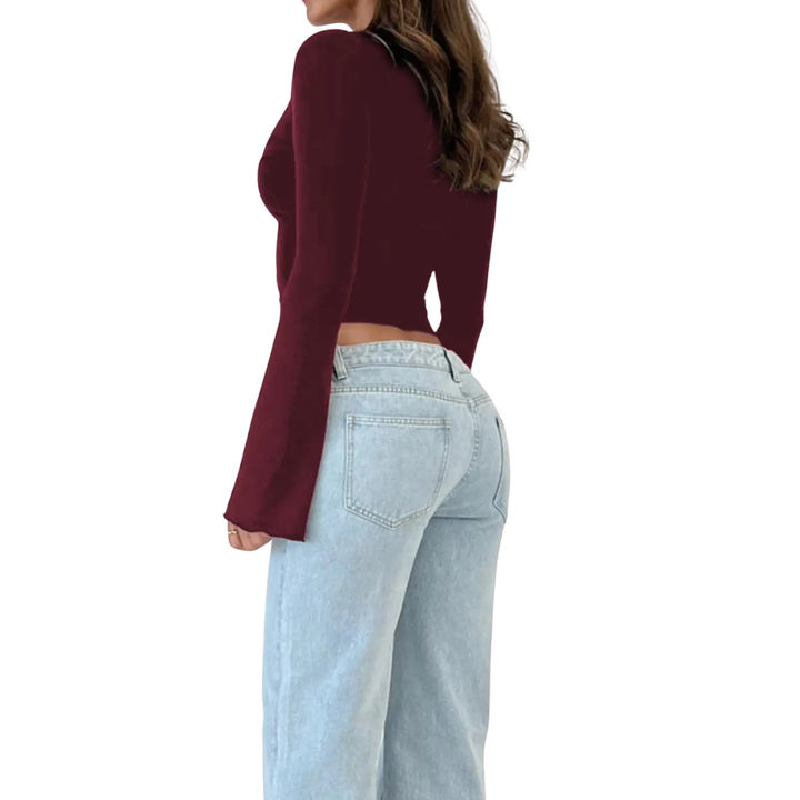 ROXANNE™ – Lace Cropped Cardigan Top