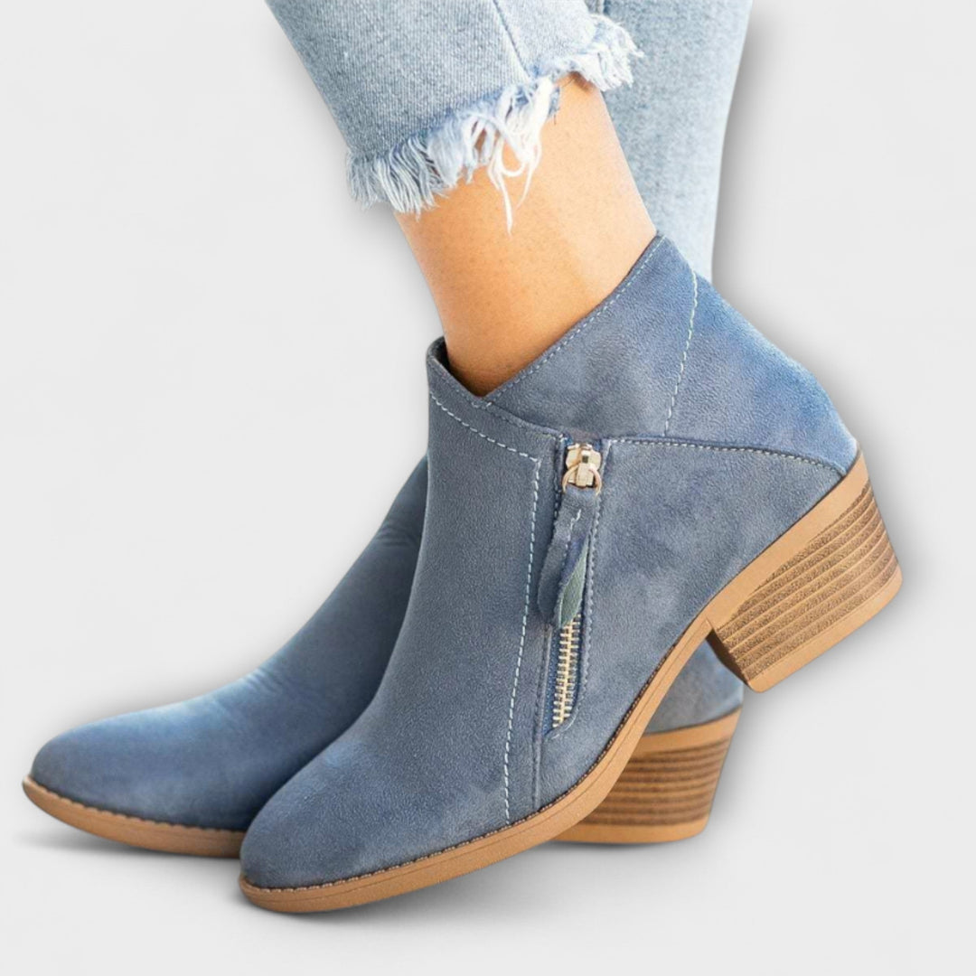 Wilma - Stiefelette mit Breitem Absatz