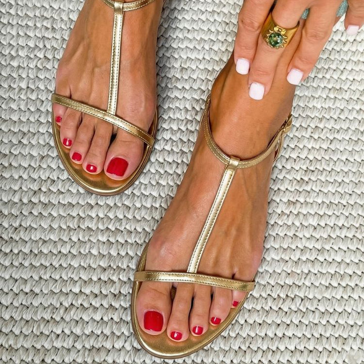Aednat - Golden Spring Sandals