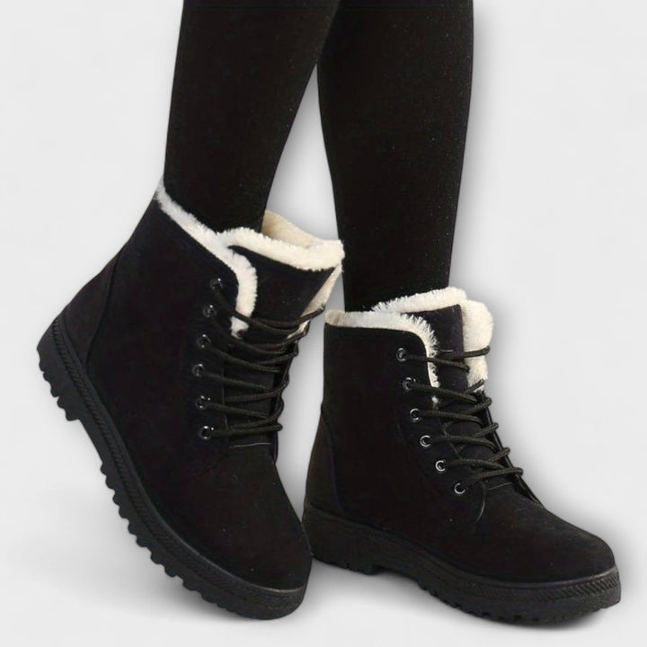 Helga - Warme Schnür-Winterstiefel