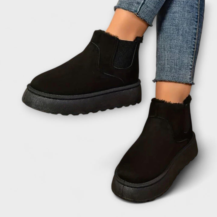 Zenzi - Schwarze Chelsea-Boots
