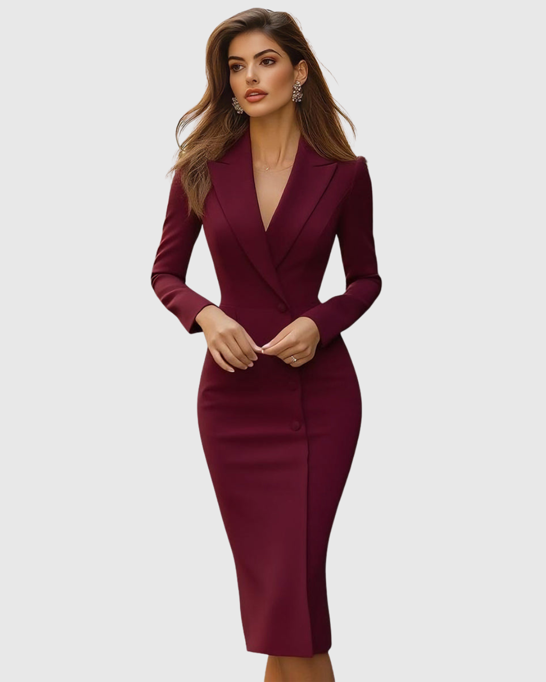 Violetta - Elegancka Midi Sukienka