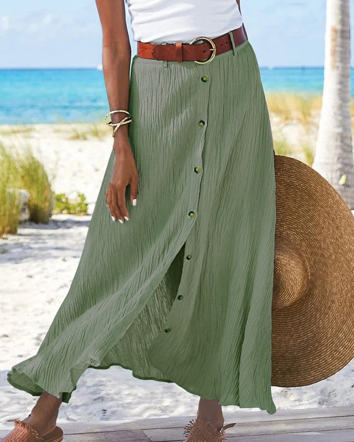 Marie | Flowing Skirt with Buttons