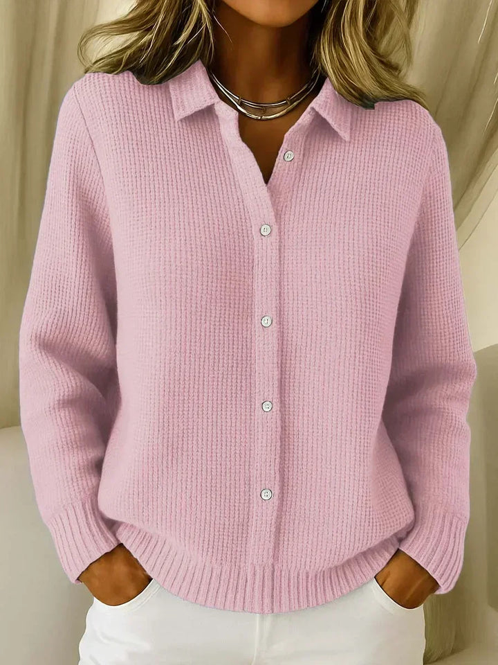 Aine | Structured Cardigan with Buttons