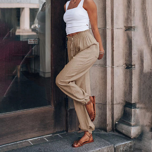 Luise | Elegant Trousers with Drawstring