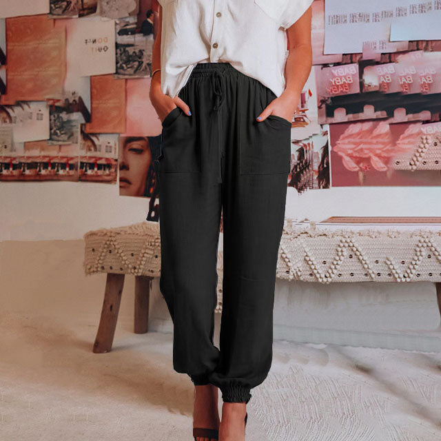 Luise | Elegant Trousers with Drawstring