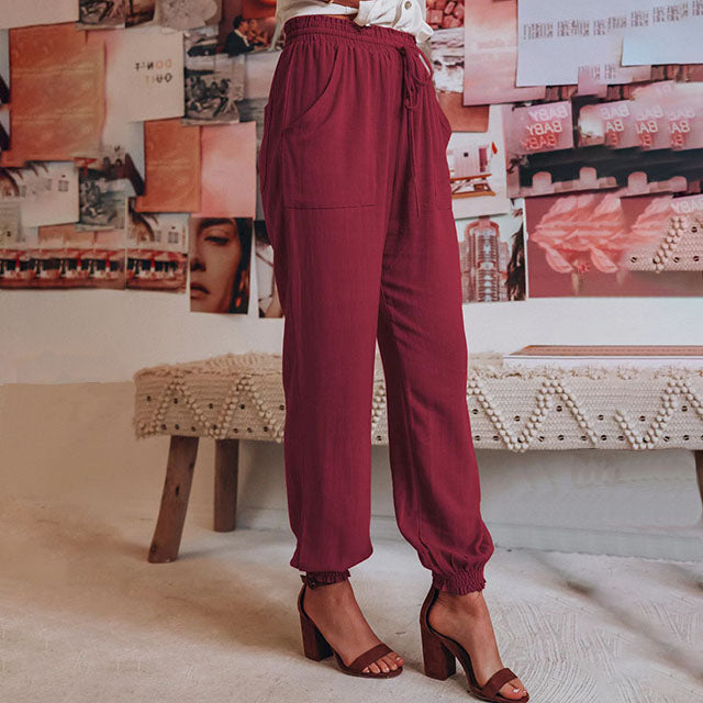 Luise | Elegant Trousers with Drawstring