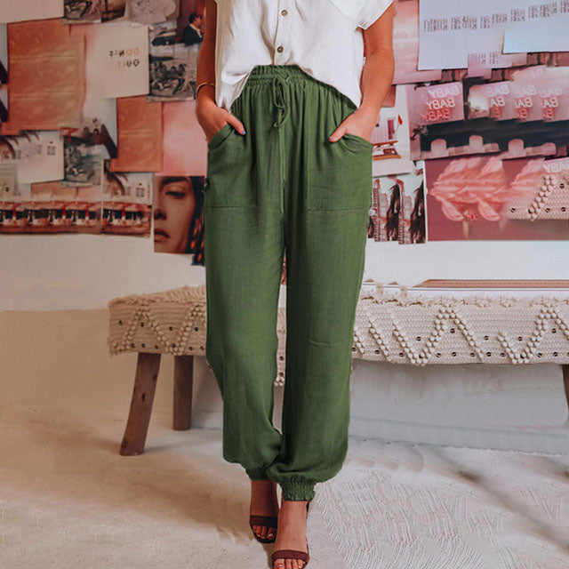 Luise | Elegant Trousers with Drawstring