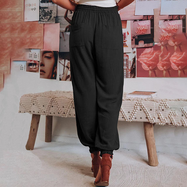 Luise | Elegant Trousers with Drawstring