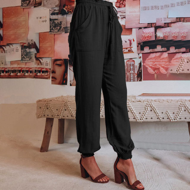Luise | Elegant Trousers with Drawstring