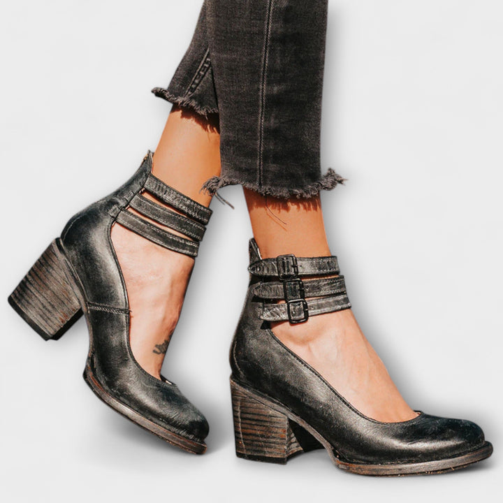 Oona | Women's Shoes with Triple Strap