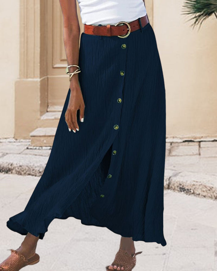 Marie | Flowing Skirt with Buttons