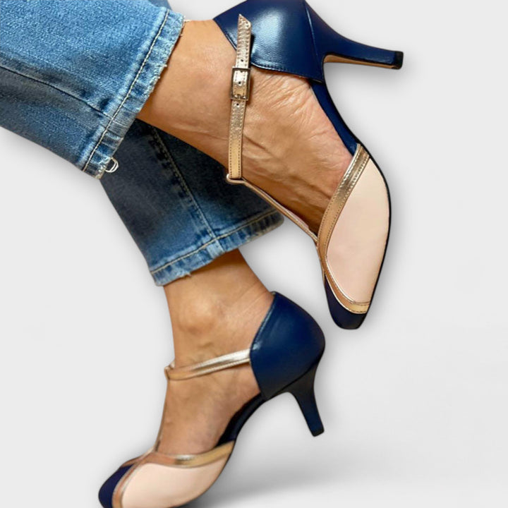 Ceathlainn - Comfort Buckle Heels