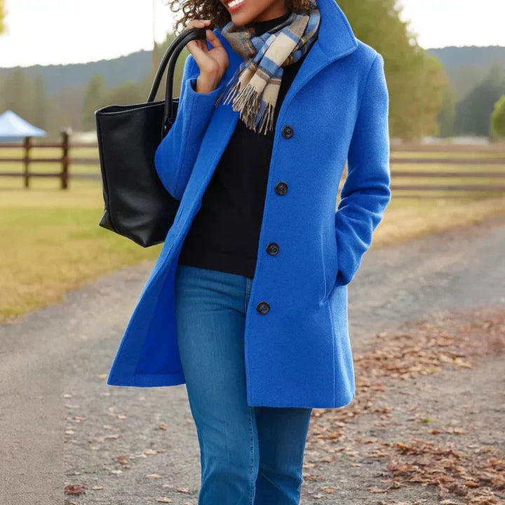 Rose | Coat with a Button