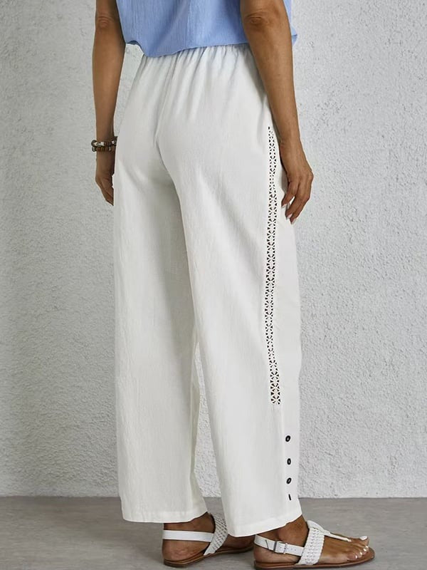 Sophie | Relaxed Trousers with Buttons
