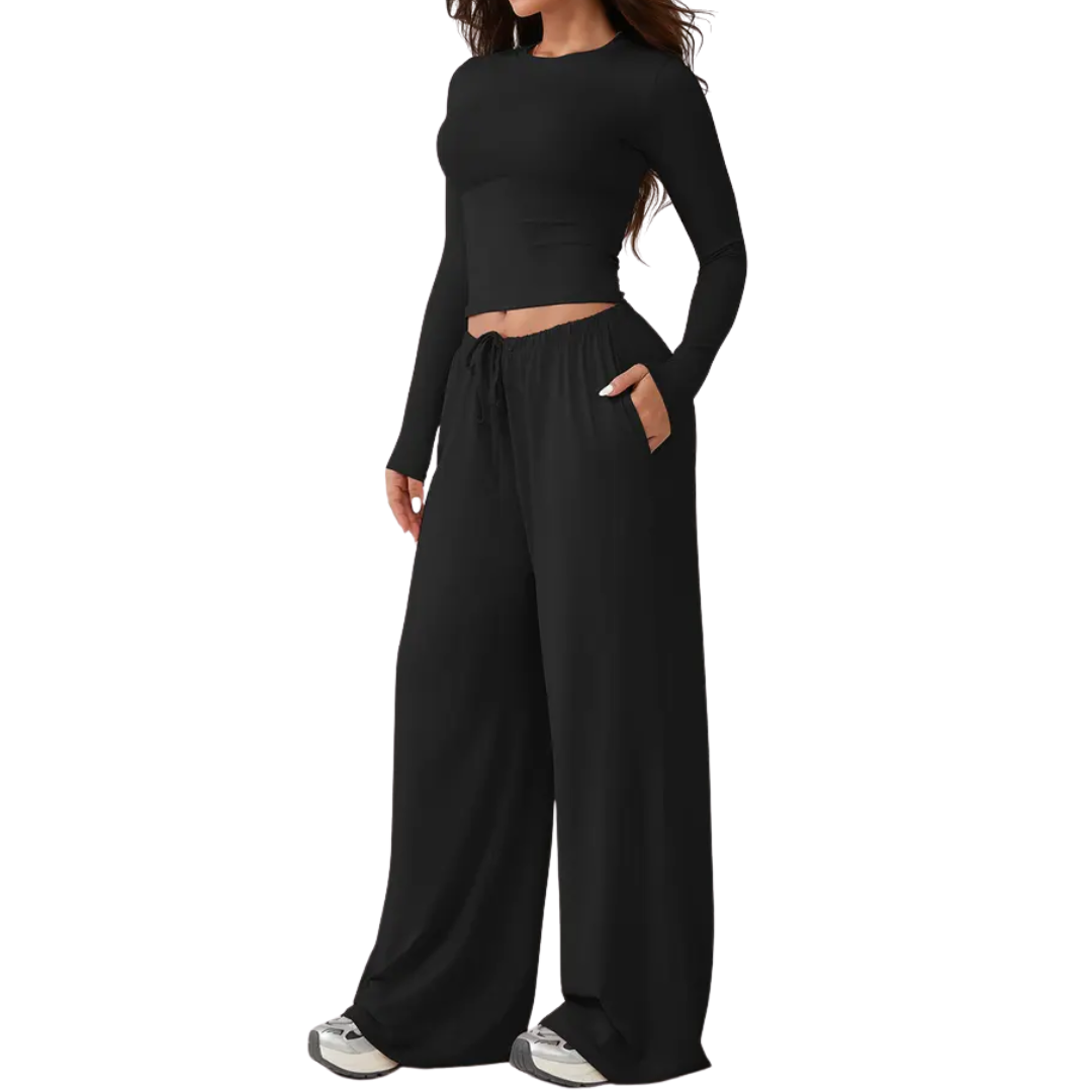 WREN™ – Soft Drawstring Loungewear Pajama Set