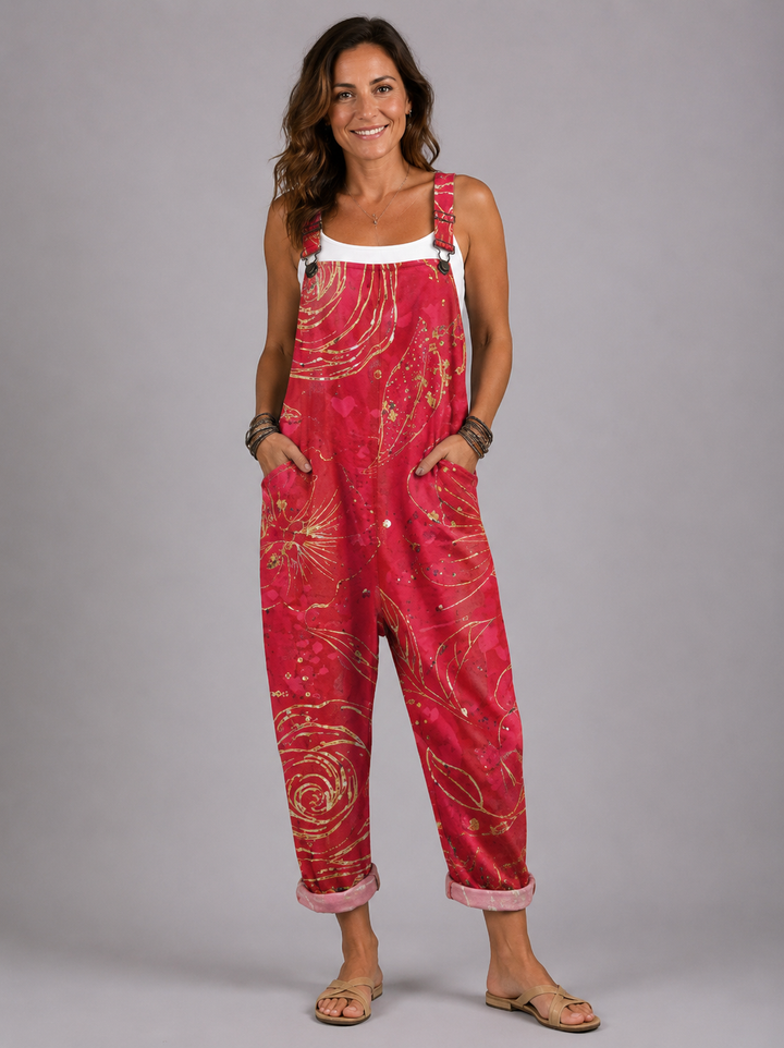 Ava - Jumpsuit with artistic print