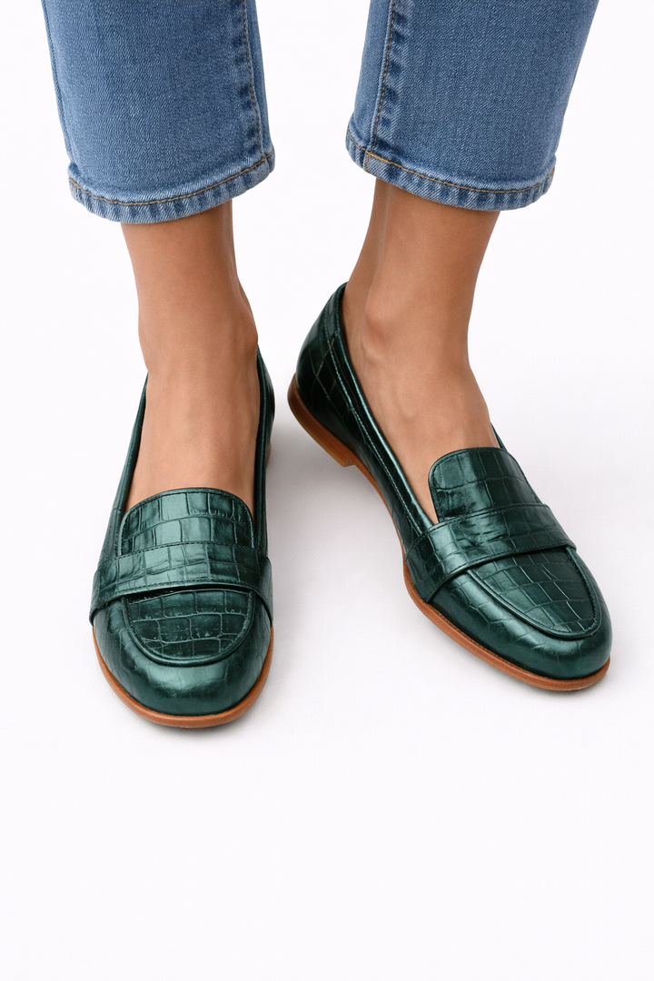 Ceanghlas - Comfort Bow Loafers