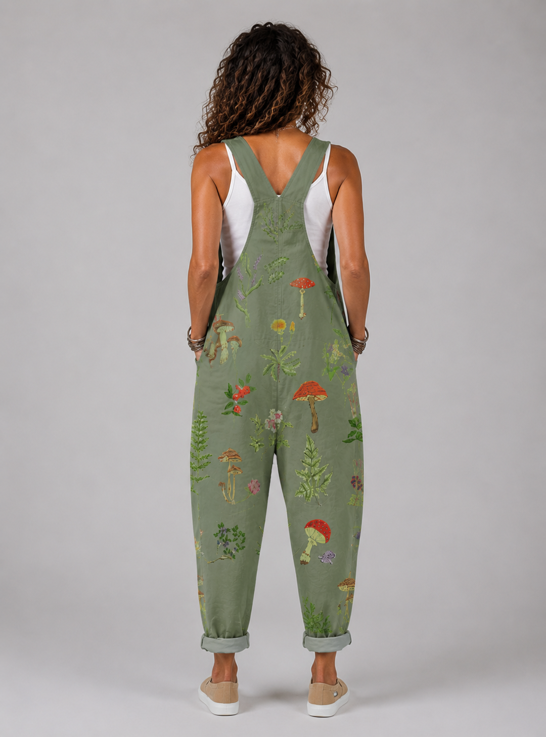 Clara - Botanical-Print Jumpsuit
