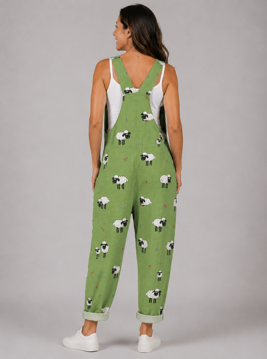Eva - Sheep-printed jumpsuit