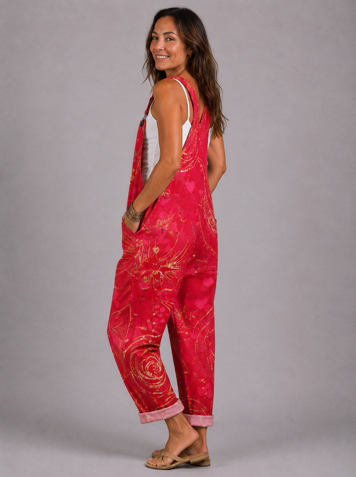 Ava - Jumpsuit with artistic print