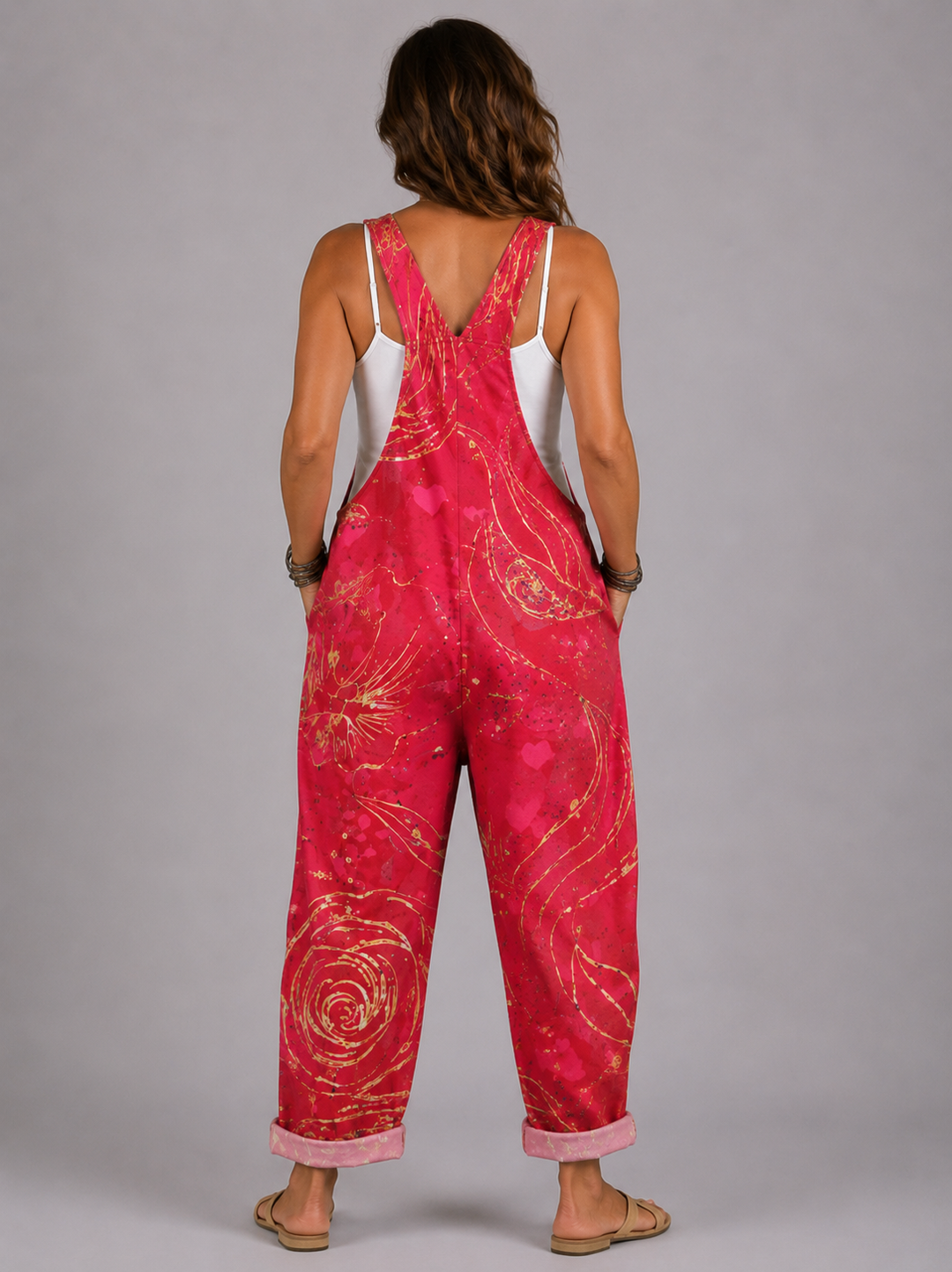 Ava - Jumpsuit with artistic print