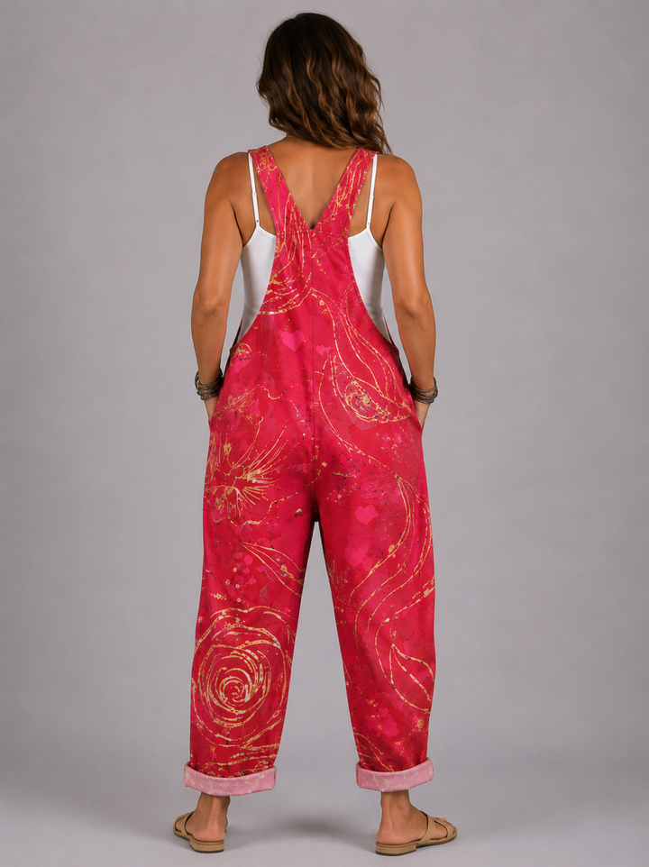 Ava - Jumpsuit with artistic print