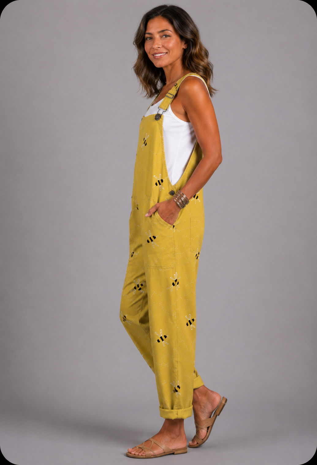 Alice - Bee-Printed Jumpsuit