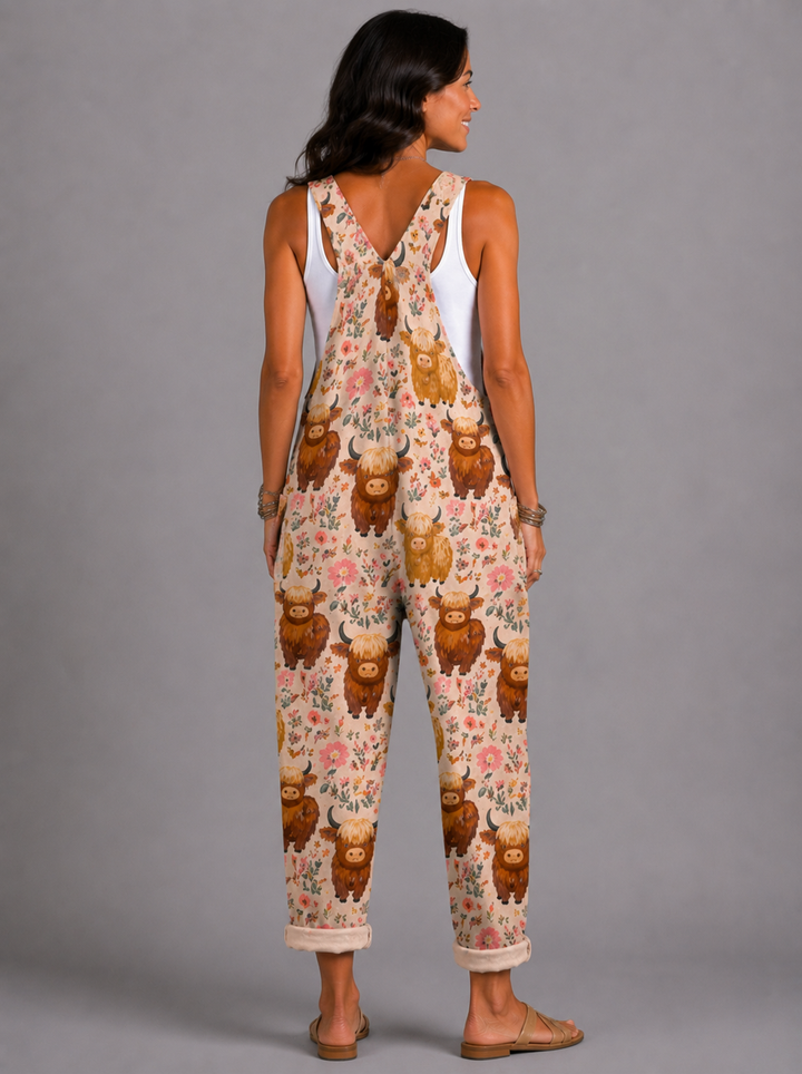 Freya - Jumpsuit with a playful print