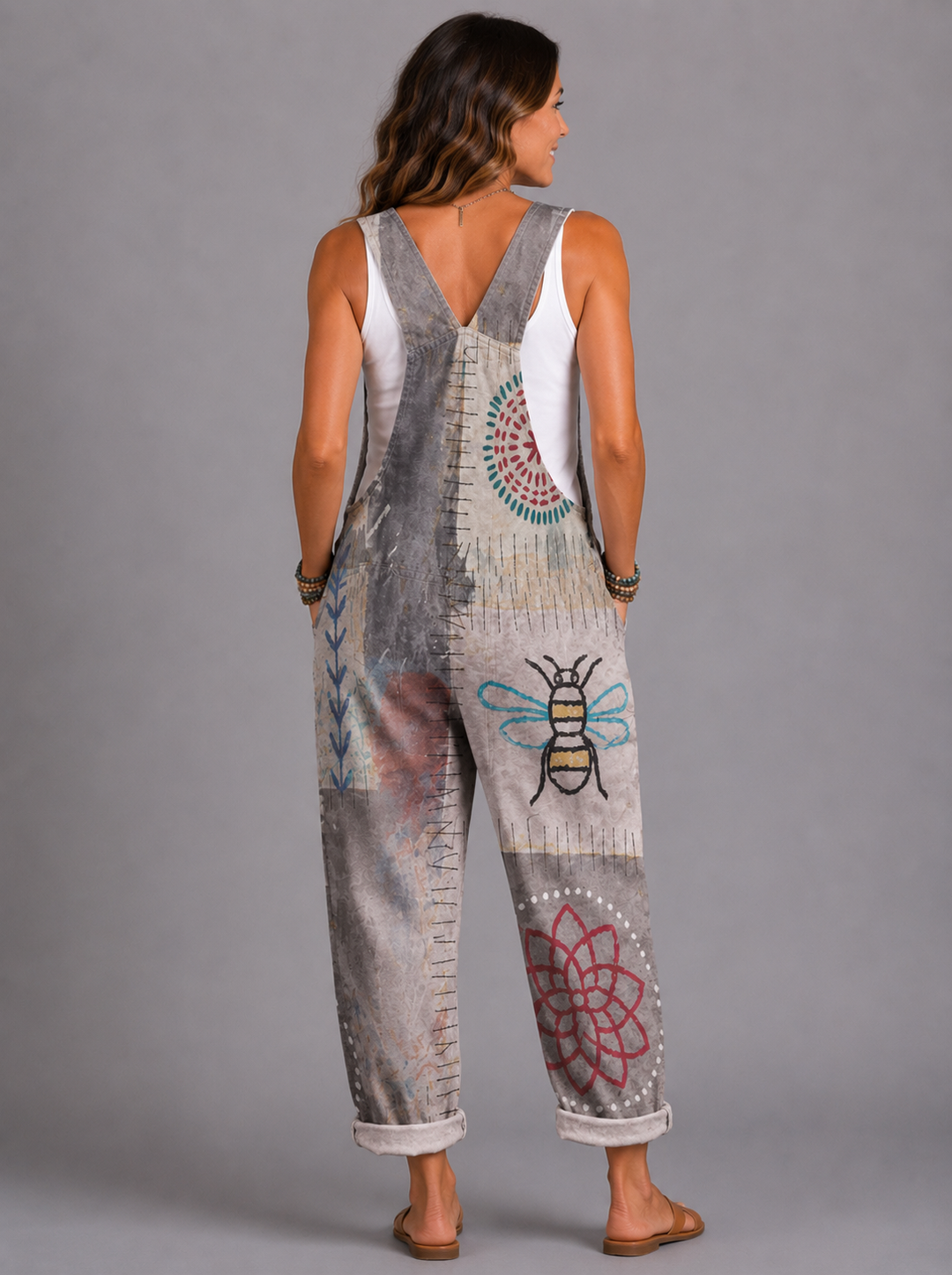 Ines - Artistic Boho Casual Jumpsuit