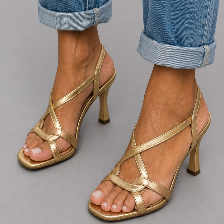 Riona - Golden Charm Sandals