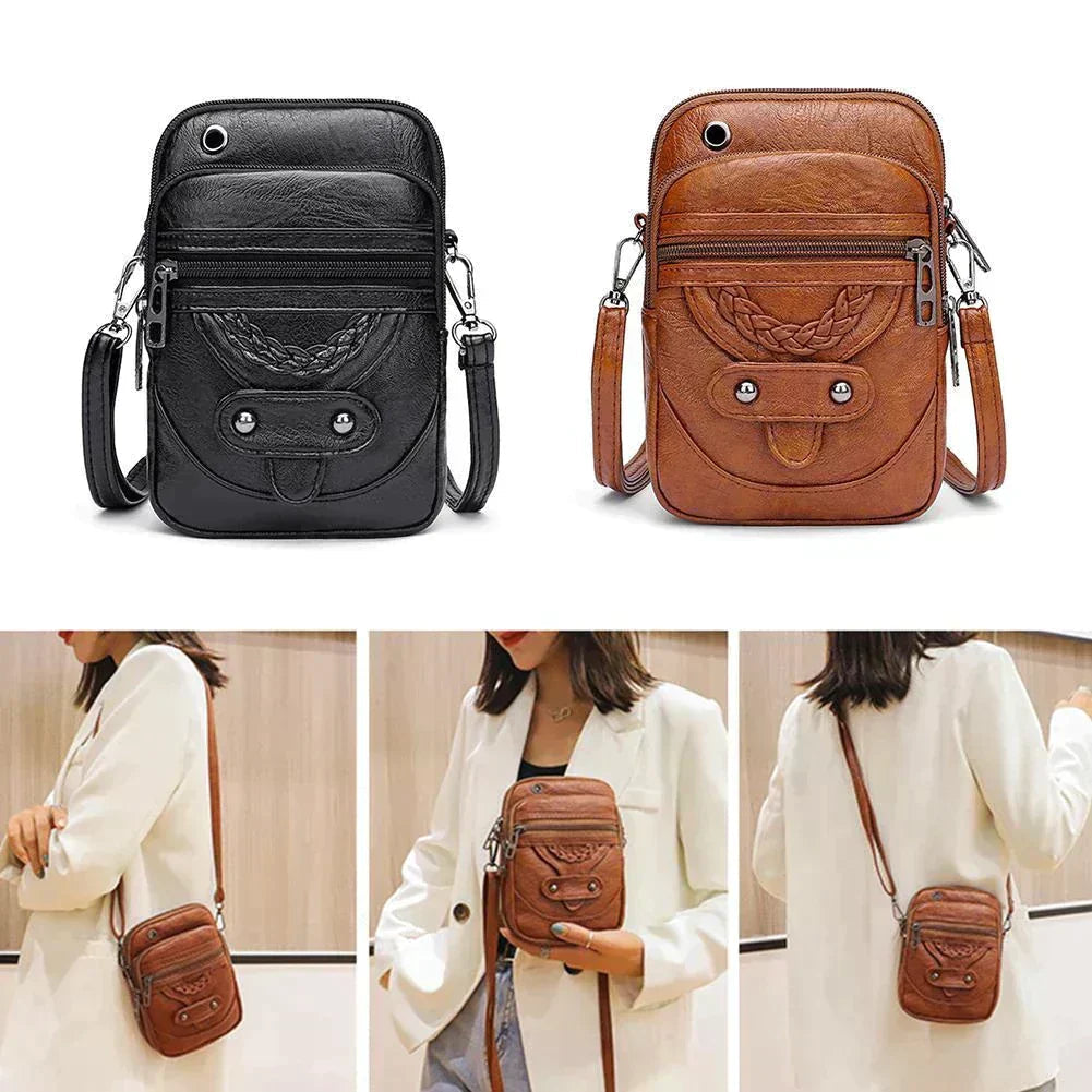 Clare™ | Structured Vegan Leather Handbag