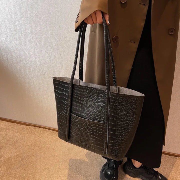 Jennifer™ | Elegant Vegan Leather Shoulder Bag