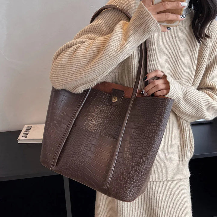 Jennifer™ | Elegant Vegan Leather Shoulder Bag