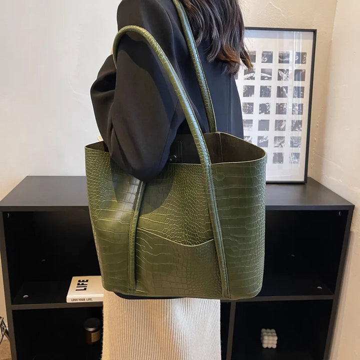 Jennifer™ | Elegant Vegan Leather Shoulder Bag