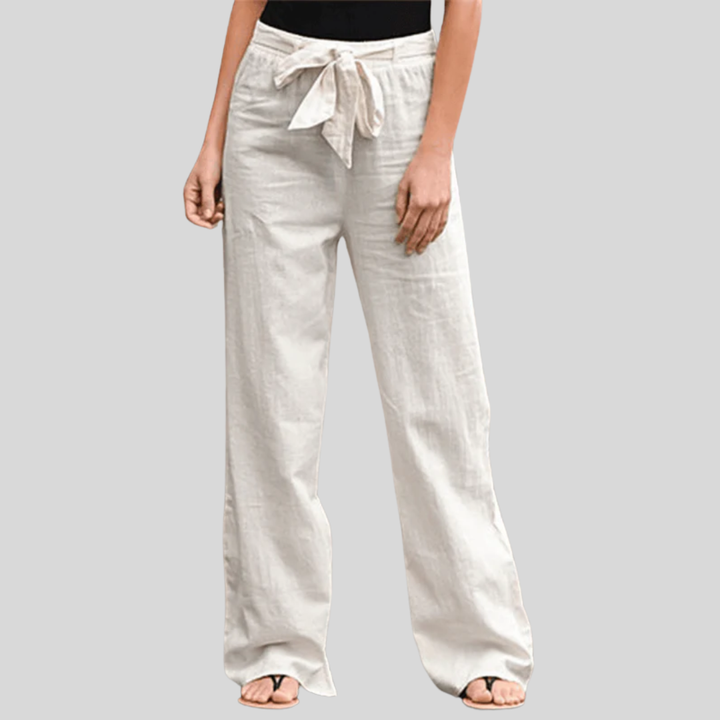 Ida | Women's Relaxed Trousers with Drawstring and Elastic Waist