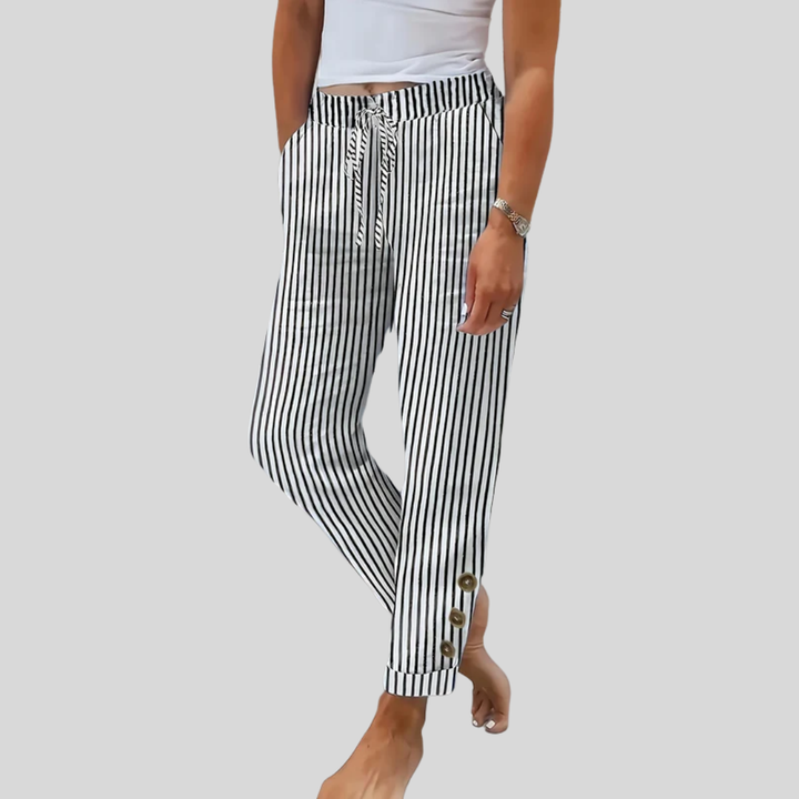 Magdalena | Casual Striped Trousers