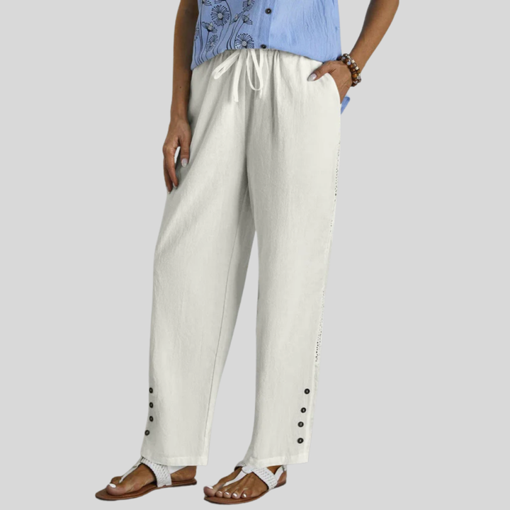 Sophie | Relaxed Trousers with Buttons