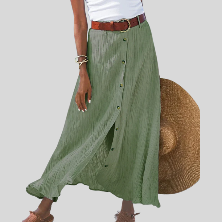 Marie | Flowing Skirt with Buttons