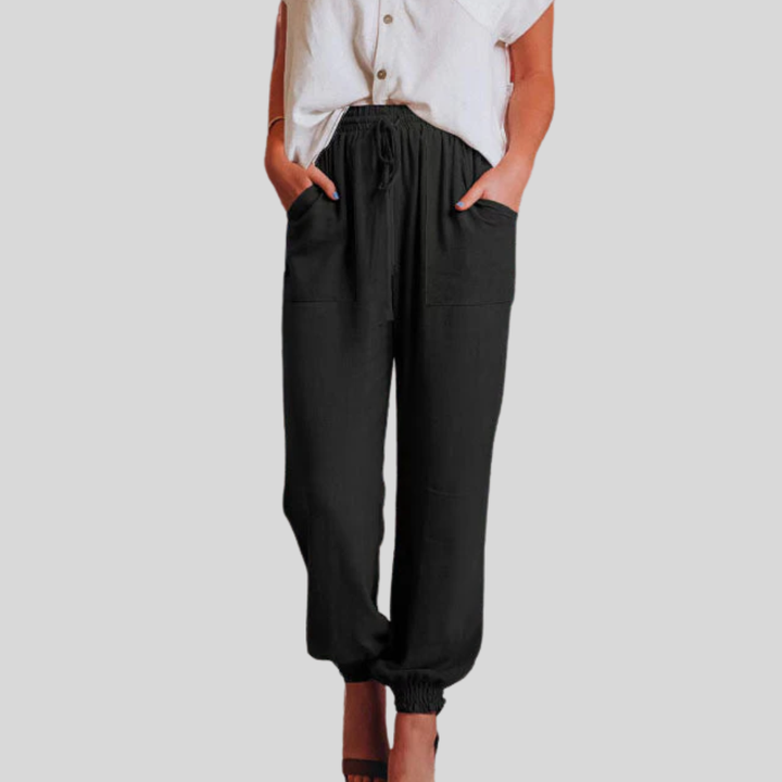 Luise | Elegant Trousers with Drawstring
