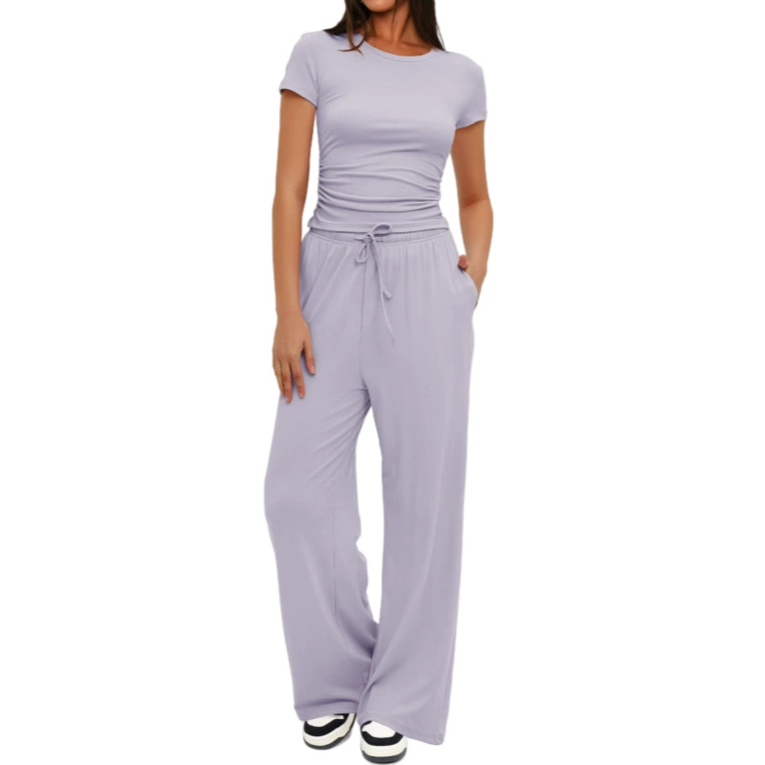 WINNIE™ – Cozy Solid Lounge Two-Piece Set