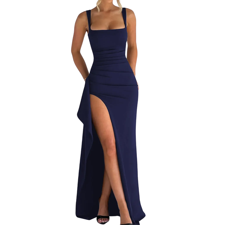 VALENTINA™ – Sexy Open-Back Slit Maxi Dress
