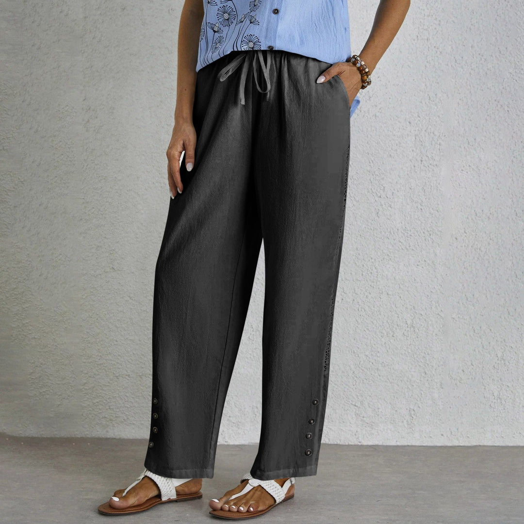 Sophie | Relaxed Trousers with Buttons