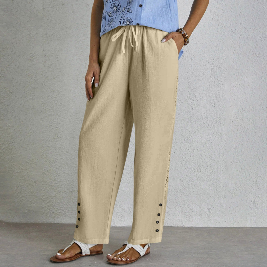 Sophie | Relaxed Trousers with Buttons