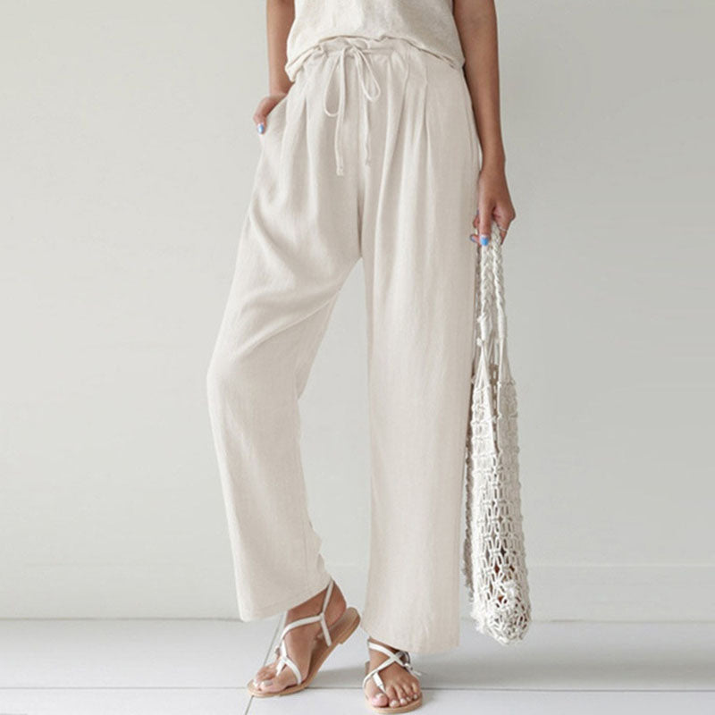 Greta | Relaxed Trousers with Drawstring