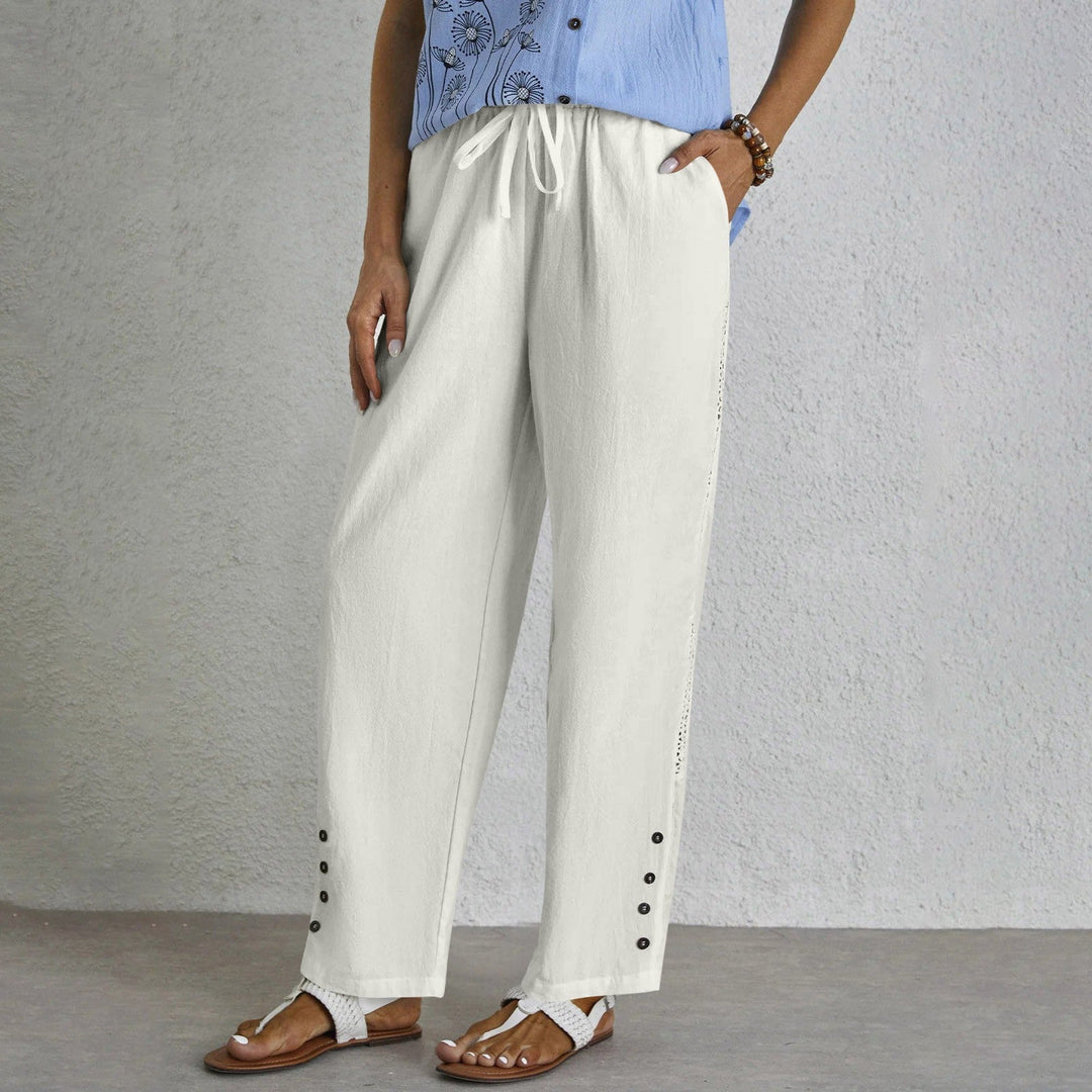 Sophie | Relaxed Trousers with Buttons